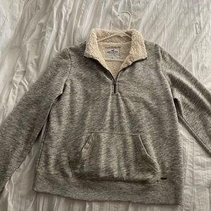 High neck Sherpa jacket